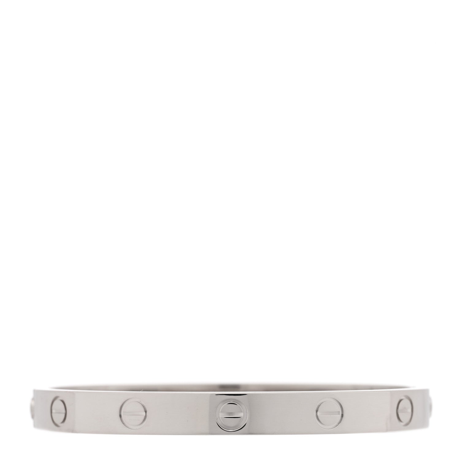 Cartier 18K White Gold LOVE Bracelet 16 1 of 7