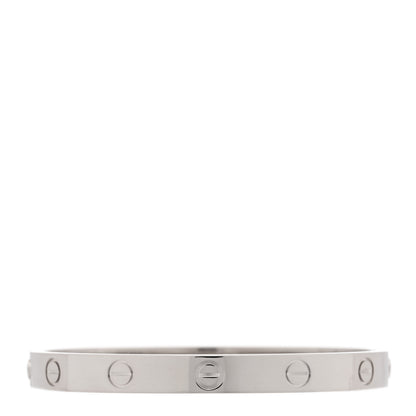 Cartier 18K White Gold LOVE Bracelet 16 1 of 7