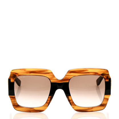 Gucci Square Frame GG0178S Sunglasses Havana 2 of 7