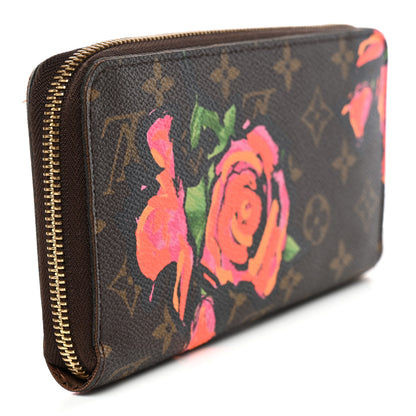 Louis Vuitton Monogram Roses Zippy Wallet 3 of 9