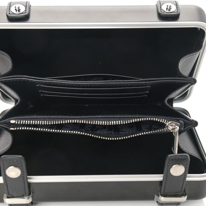 Christian Dior X RIMOWA Aluminum Personal Clutch On Strap Black 5 of 10