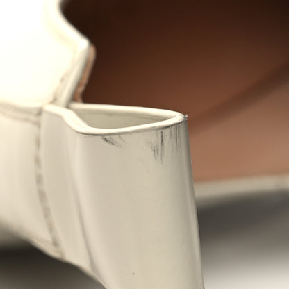 Bottega Veneta Calfskin Lean Ankle Boots 40.5 Ivory 10 of 10