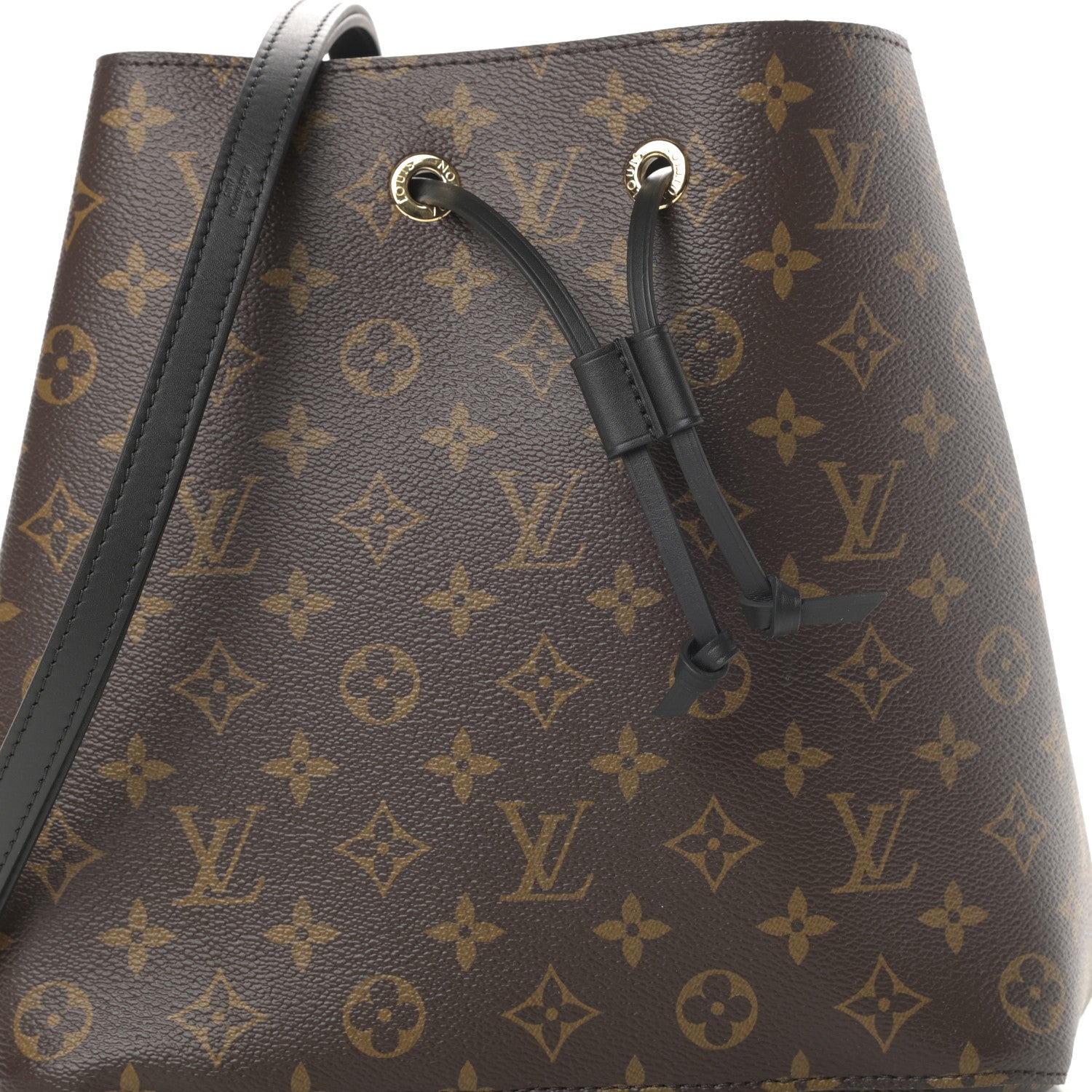 Louis Vuitton Monogram Neonoe MM Black 9 of 13