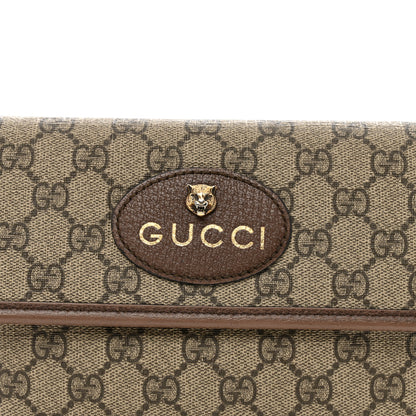 Gucci GG Supreme Monogram Neo Vintage Web Belt Bag Brown 8 of 12