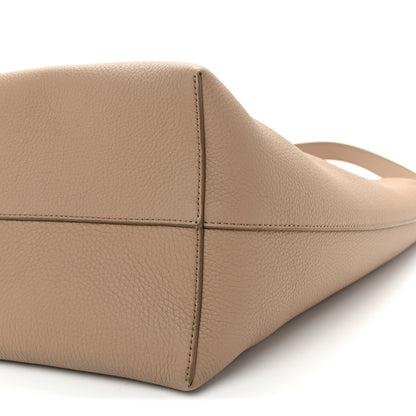 The Row Grained Calfskin Medium N/S Park Tote Dark Taupe 9 of 9