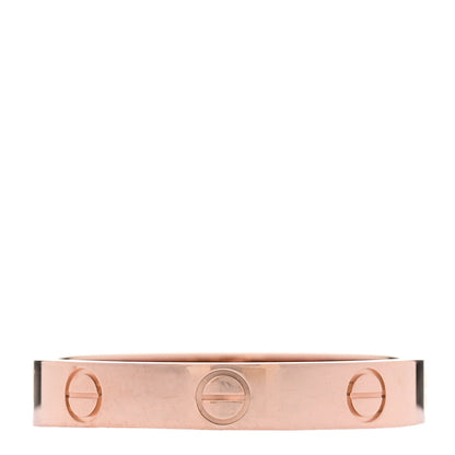 Cartier 18K Pink Gold 3.5mm LOVE Wedding Band Ring 60 9.25 1 of 5