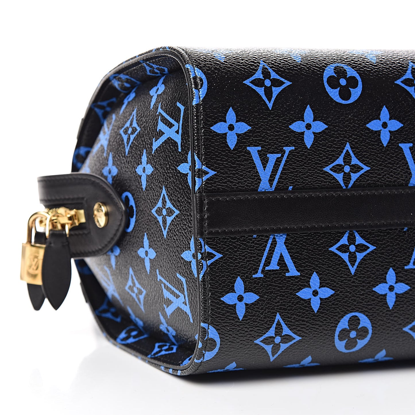 Colored Monogram Speedy Amazon PM Blue Black