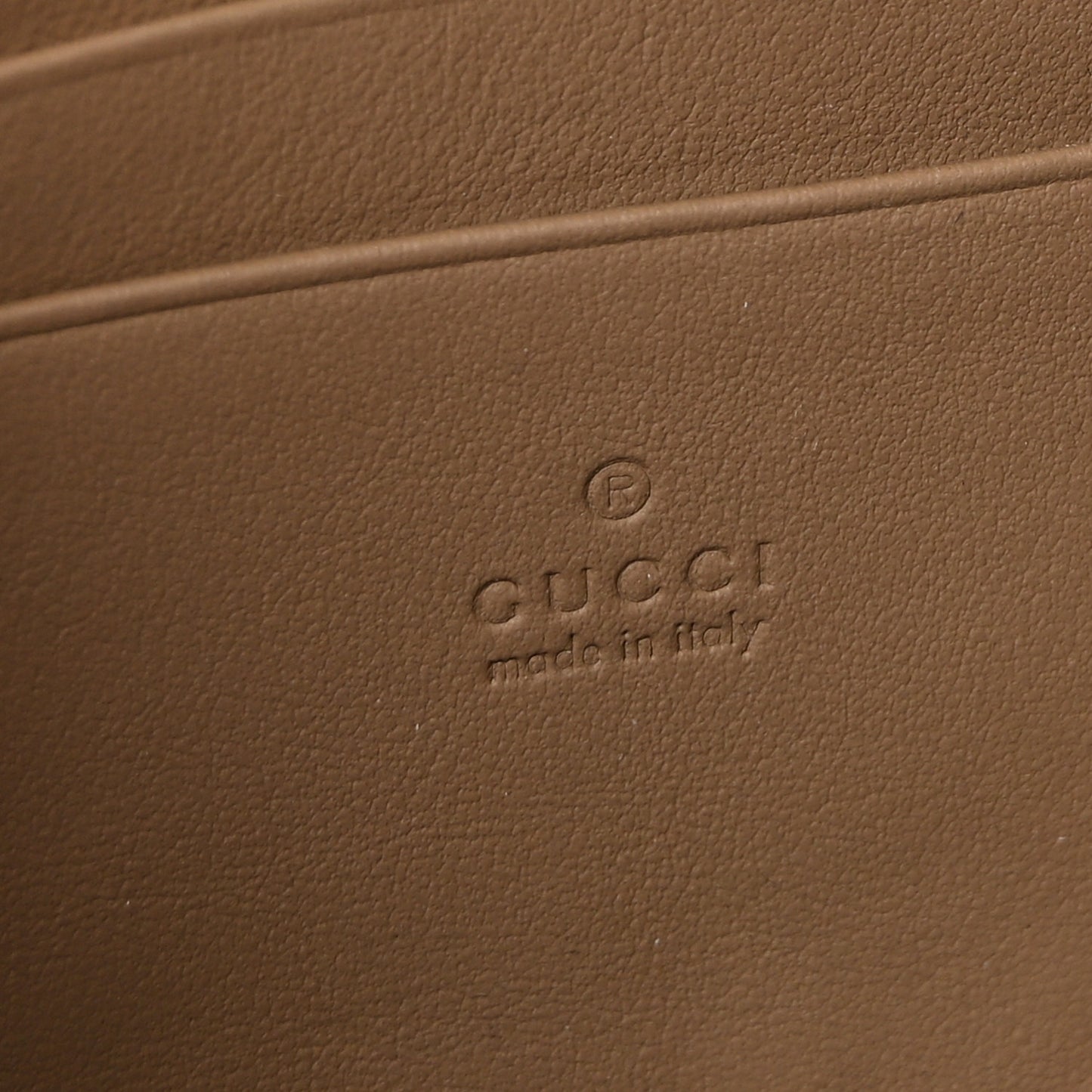 GG Supreme Monogram Mini Dionysus Chain Wallet Beige Taupe
