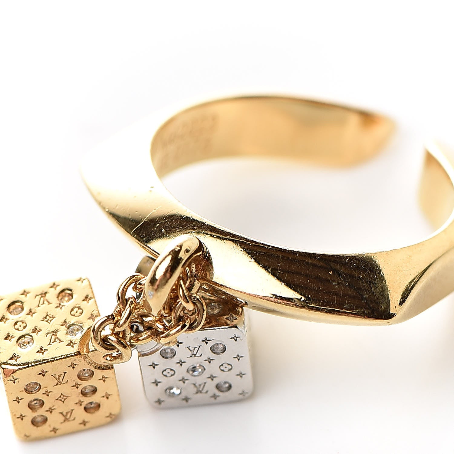 Louis Vuitton Luckygram Ring Gold 6 6 of 8