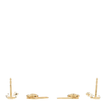 Tiffany 18K Yellow Gold Diamond Victoria Vine Climber Earrings 3 of 5