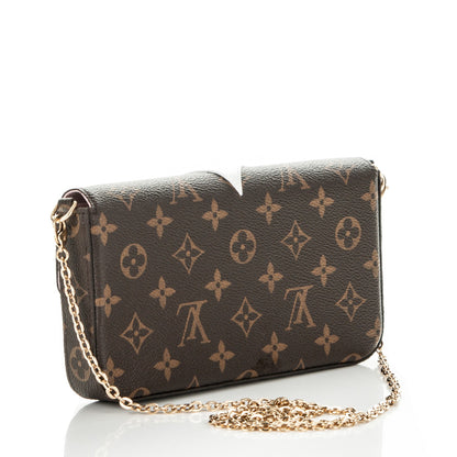 Louis Vuitton Monogram Lovely Birds Pochette Felicie Chain Wallet 3 of 6