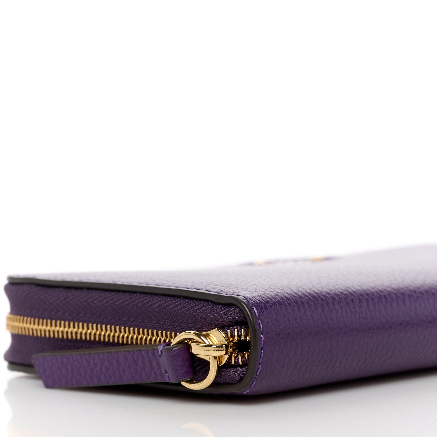 Mulberry Small Classic Grain Zip Around Long Wallet Amethyst 9 of 11