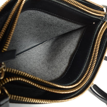 Celine Lambskin Large Trio Crossbody Bag Black 5 of 11