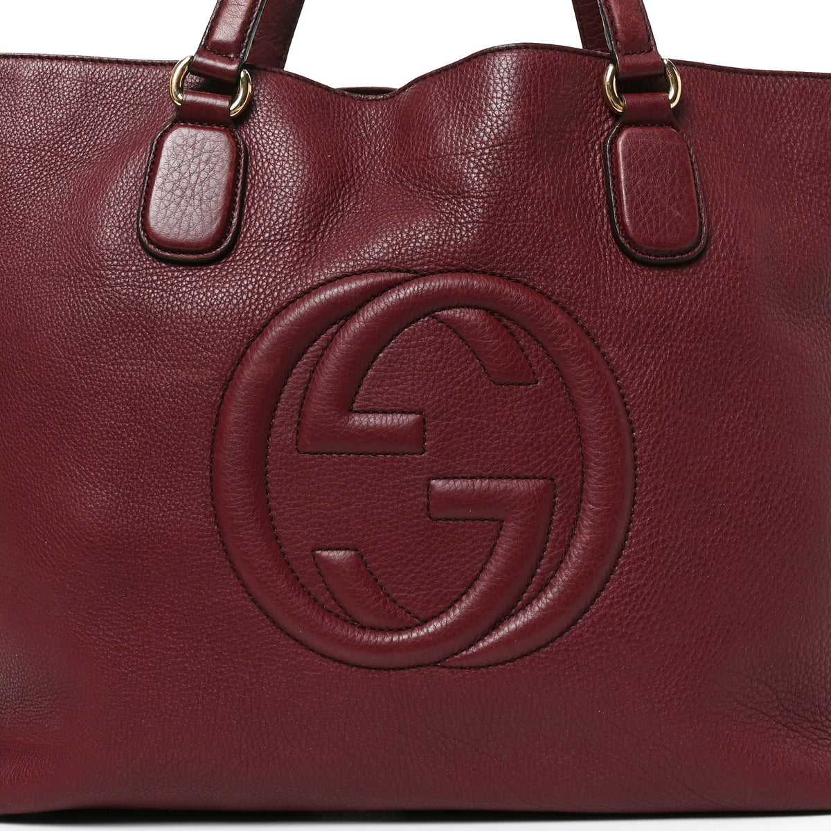 Gucci Cellarius Calfskin Large Soho Working Tote Bordeaux 7 of 9