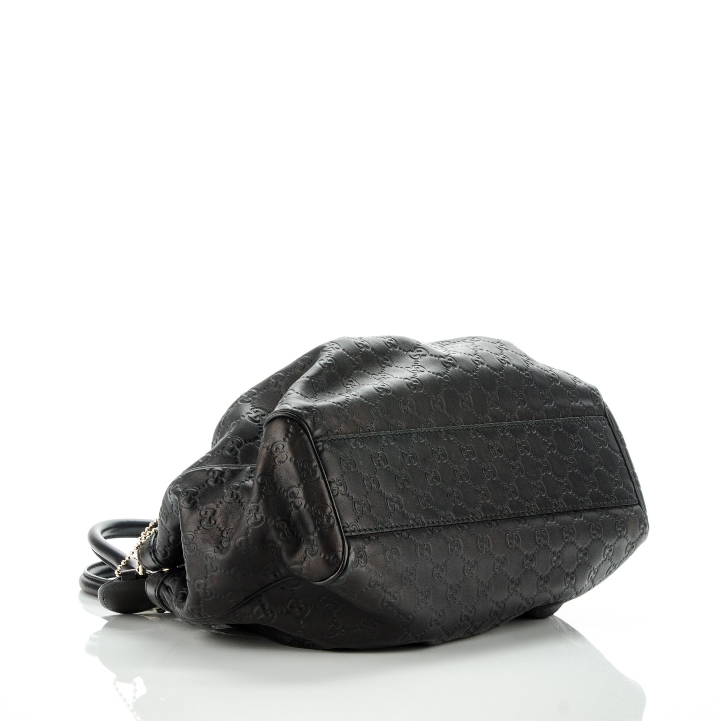Guccissima Medium Sukey Tote Black