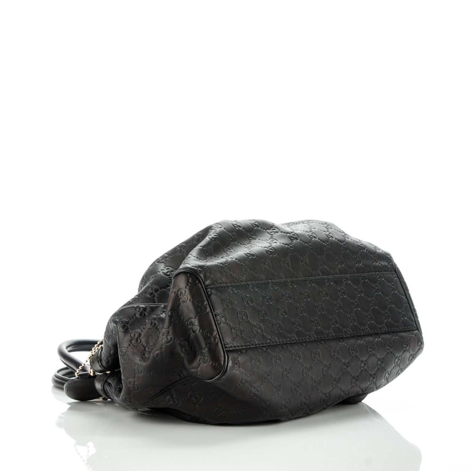 Gucci Guccissima Medium Sukey Tote Black 4 of 7