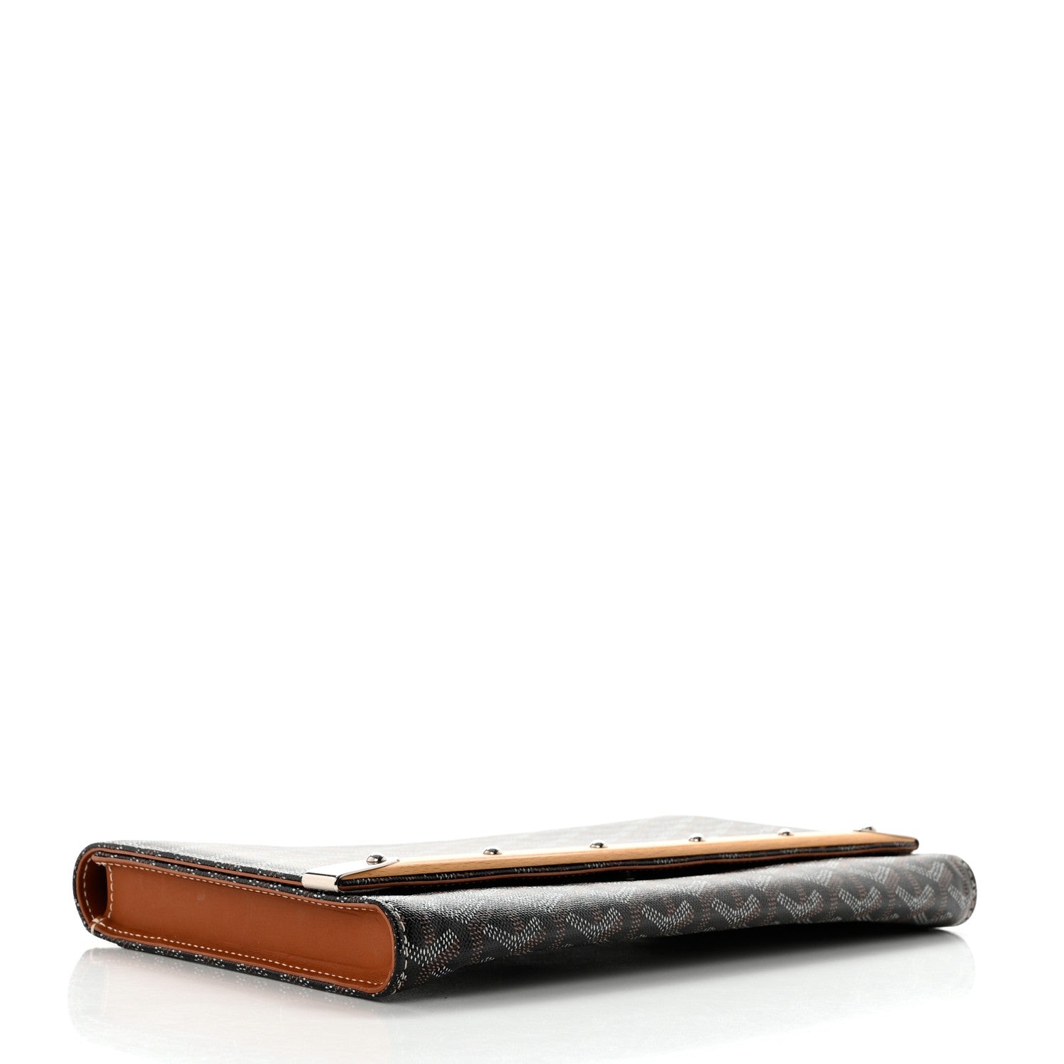 Goyard Goyardine Monte Carlo Bois Clutch Black 5 of 8
