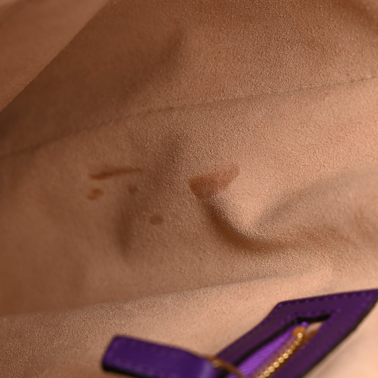 Guccissima Linea A Foldover Tote Purple