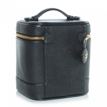 Chanel Caviar Cosmetic Vanity Bag Black 3 of 8