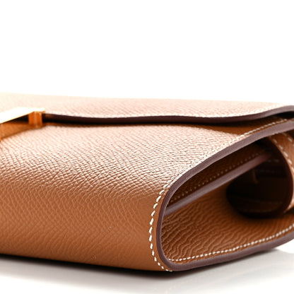 Hermes Epsom Constance Long Wallet To Go Gold 9 of 10