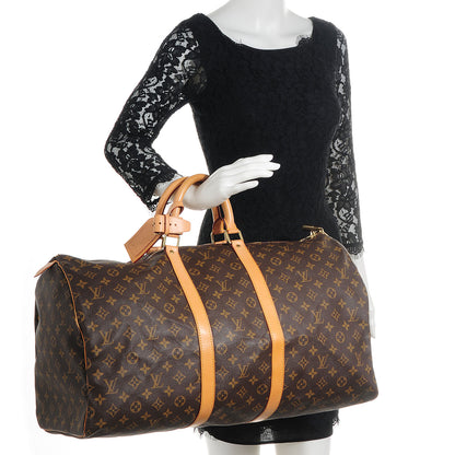 Louis Vuitton Monogram Keepall 55 2 of 7
