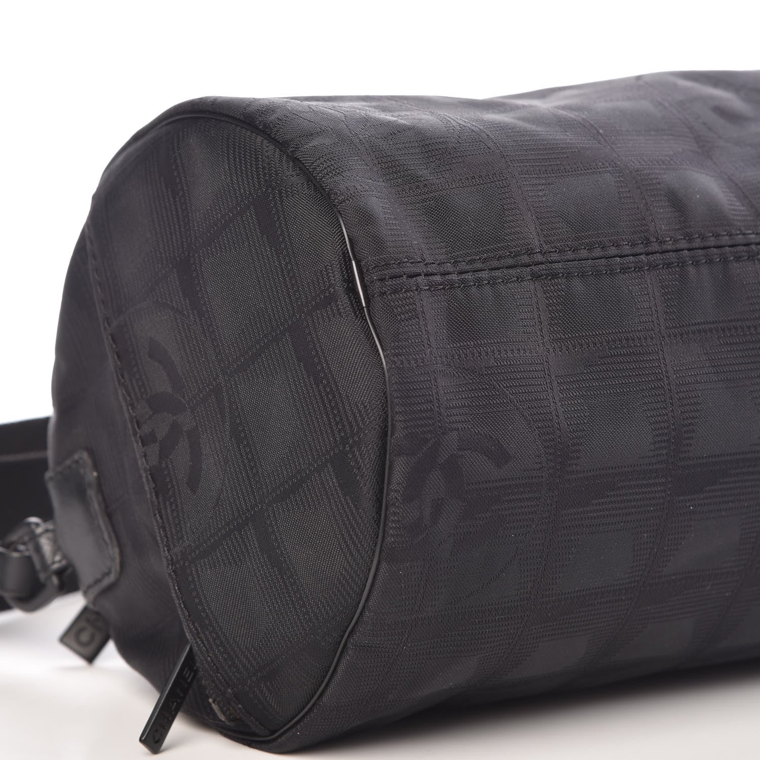 Chanel Nylon Travel Duffle Black 8 of 10