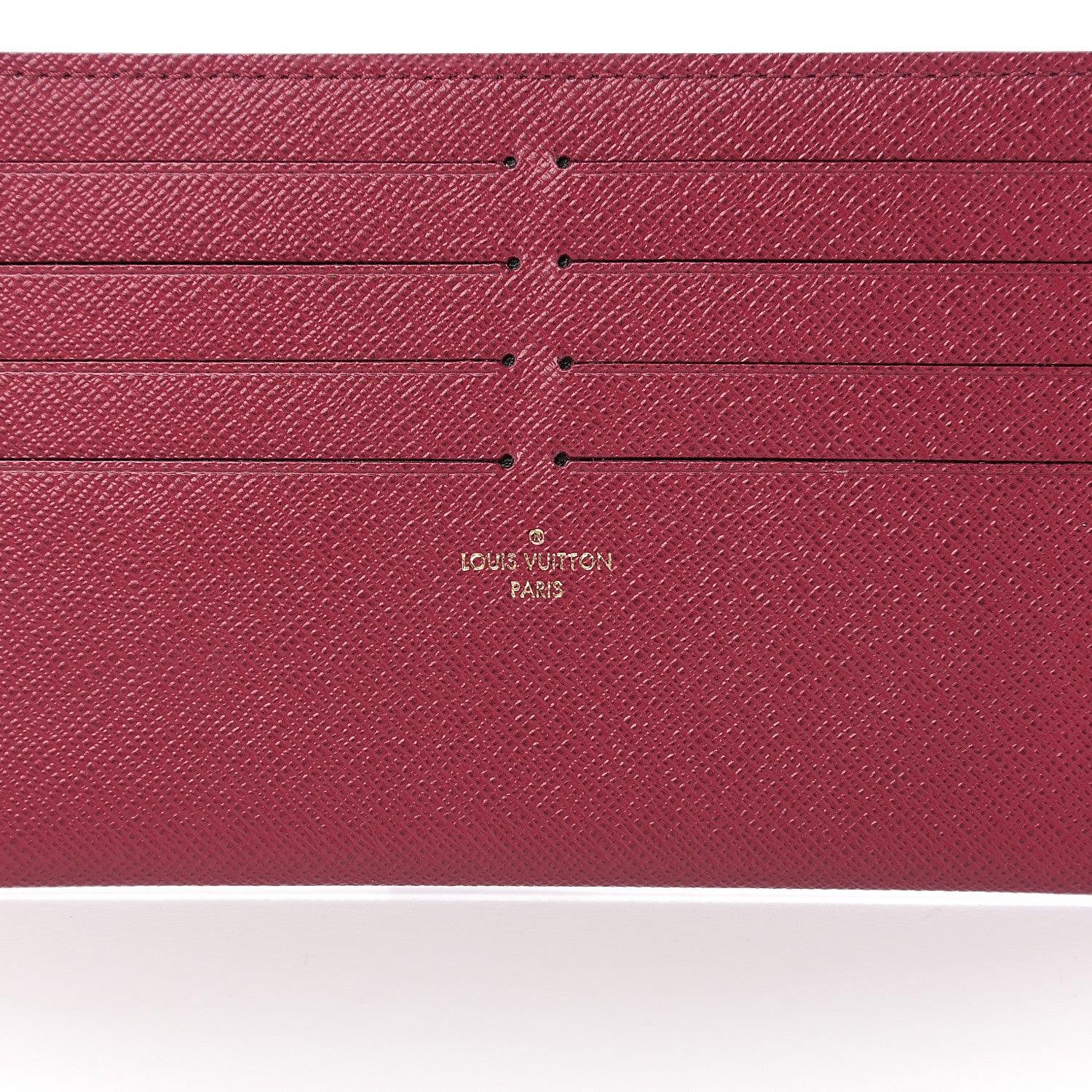 Louis Vuitton Calfskin Felicie Card Holder Insert Fuchsia 5 of 5
