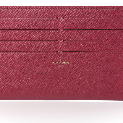 Louis Vuitton Calfskin Felicie Card Holder Insert Fuchsia 5 of 5
