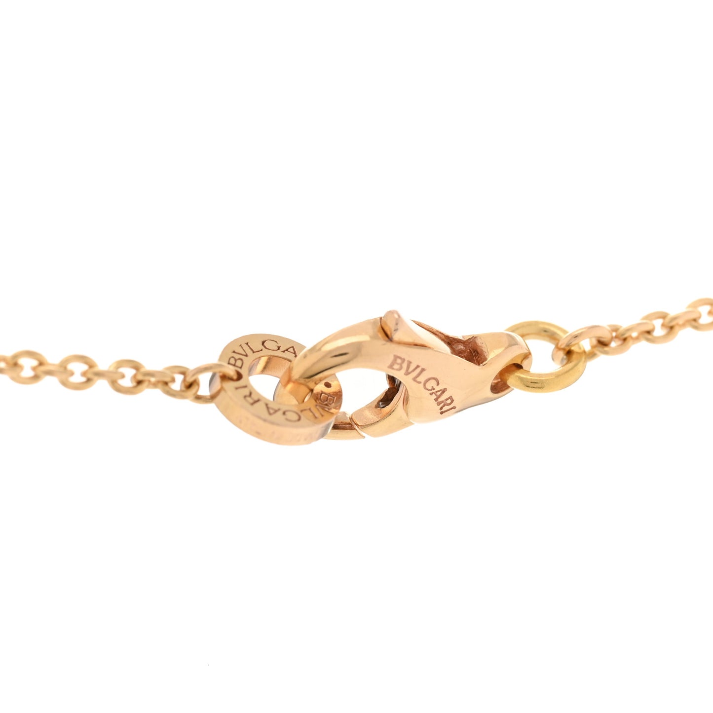 18K Rose Gold Black Ceramic B.Zero1 Pendant Necklace