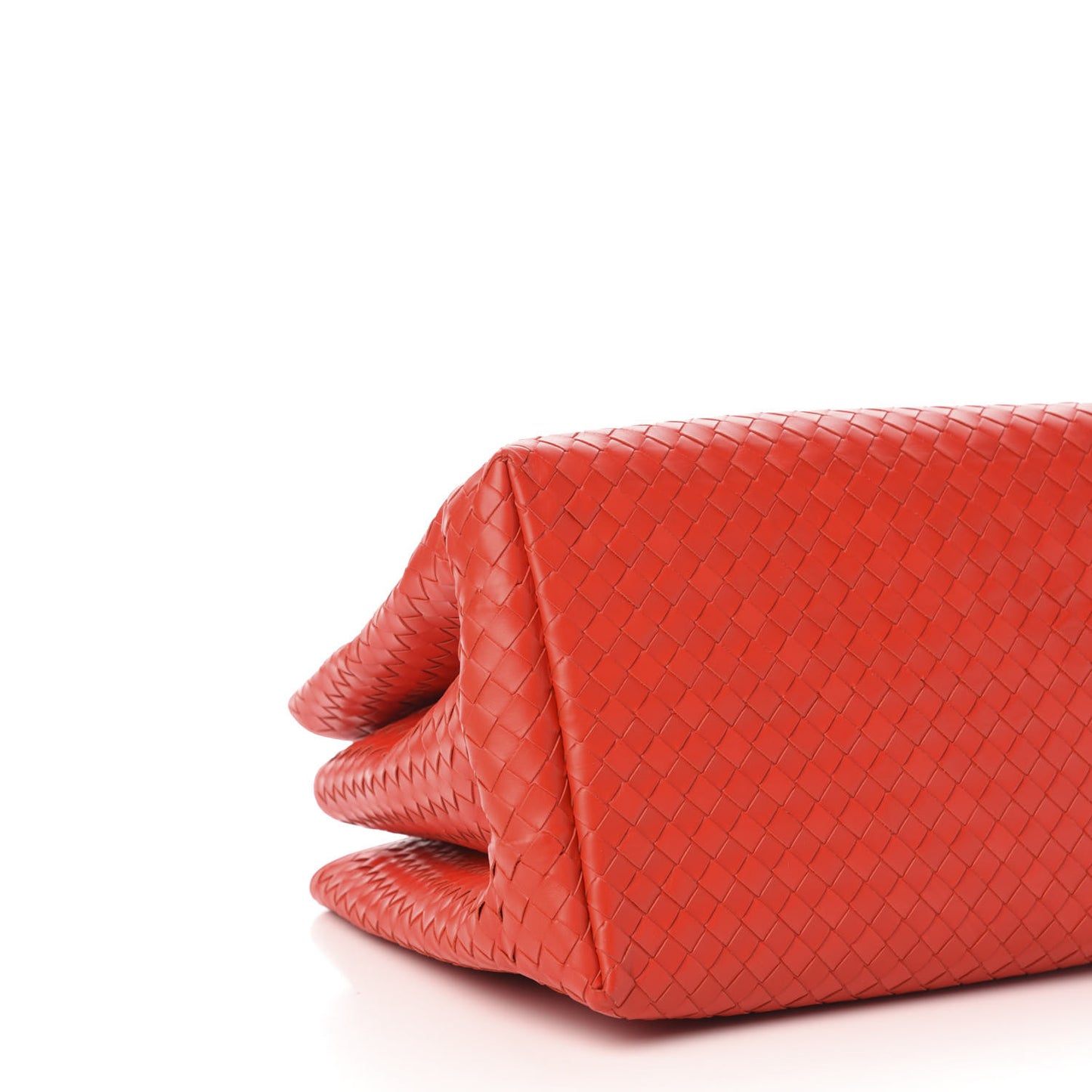 Nappa Intrecciato Medium Roma Tote Red