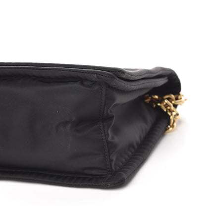 Prada Nylon Tessuto Chain Shoulder Bag Black 6 of 9