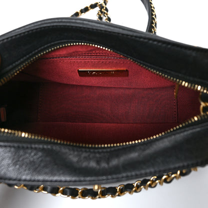 Chanel Goatskin Quilted Chanel 19 Camera Case Black 4 of 9