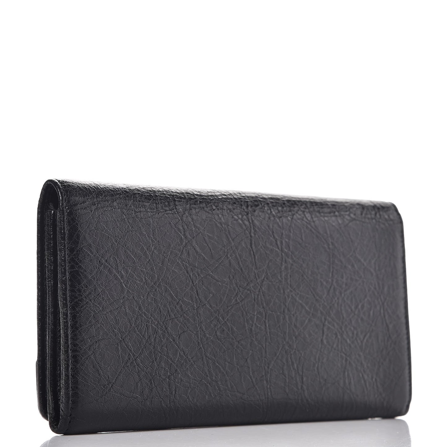 Agneau Classic Hardware Money Wallet Black
