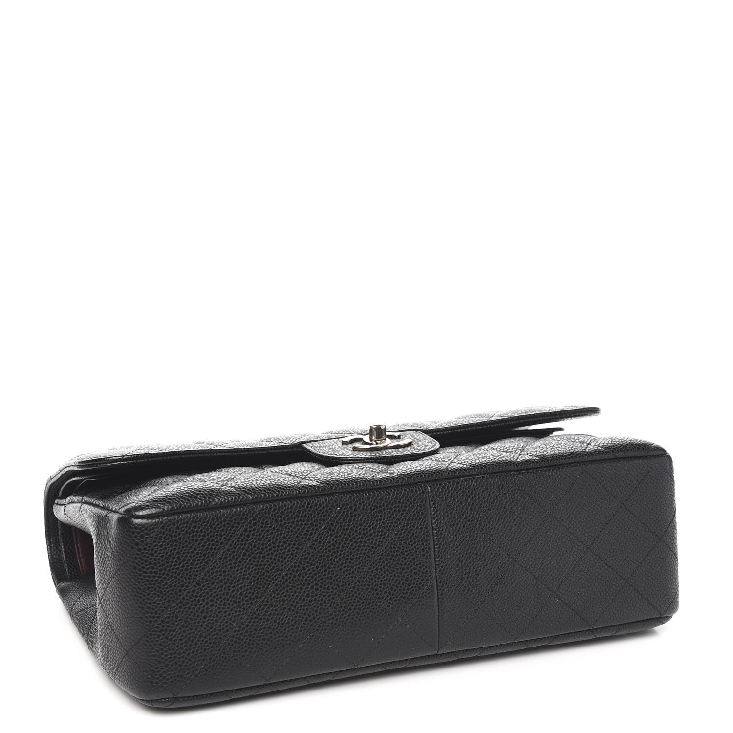 Chanel Caviar Quilted Jumbo Double Flap Black 3 of 9