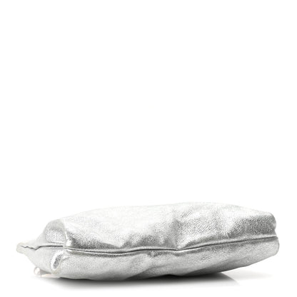 Jimmy Choo Metallic Goatskin Callie Mea Tassel Silver 4 of 10