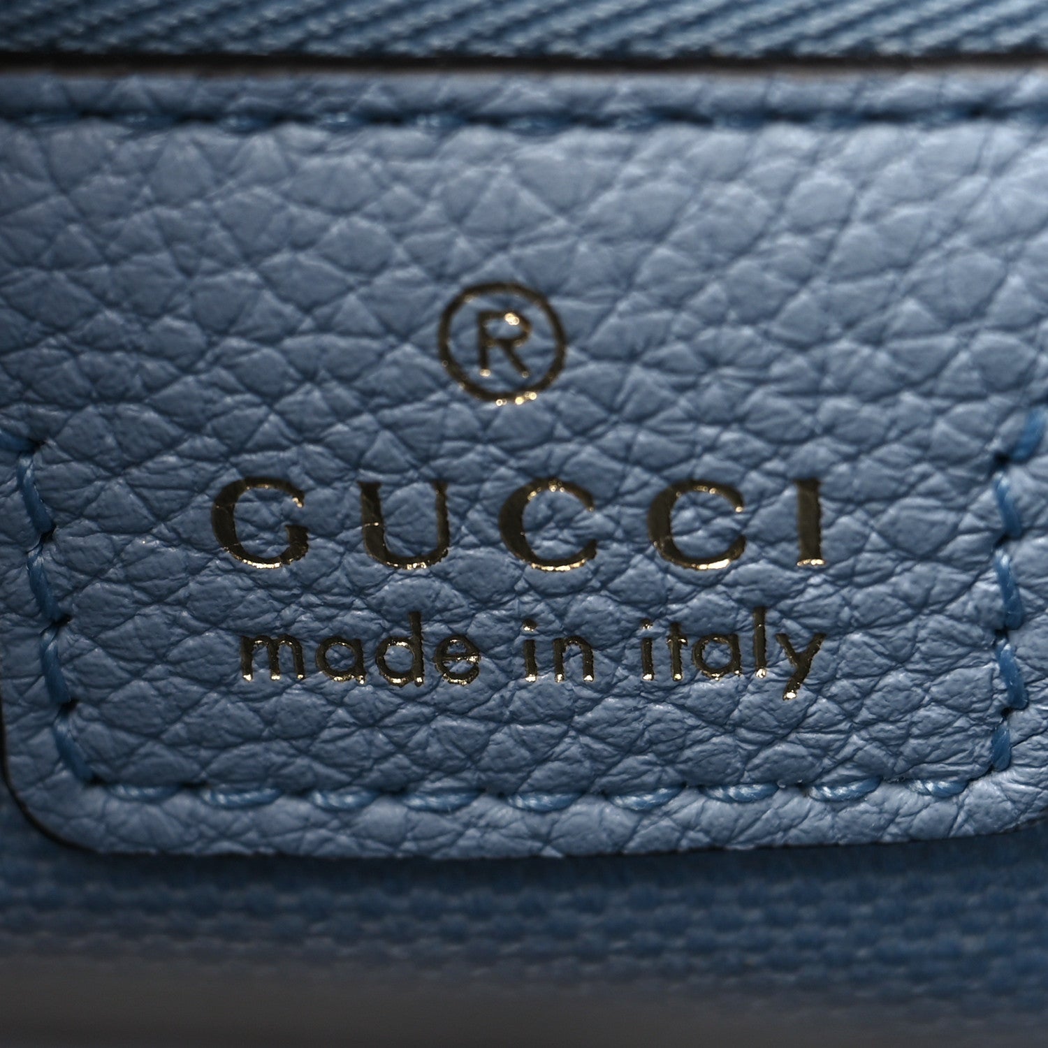 Gucci Grained Calfskin Web Medium Jackie 1961 Hobo Light Blue 6 of 9