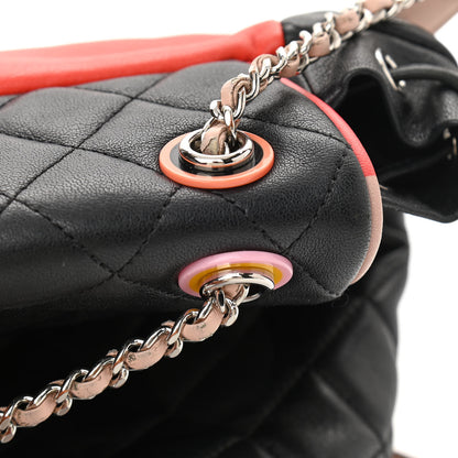 Chanel Lambskin Quilted Small Cuba Urban Spirit Backpack Black 14 of 16