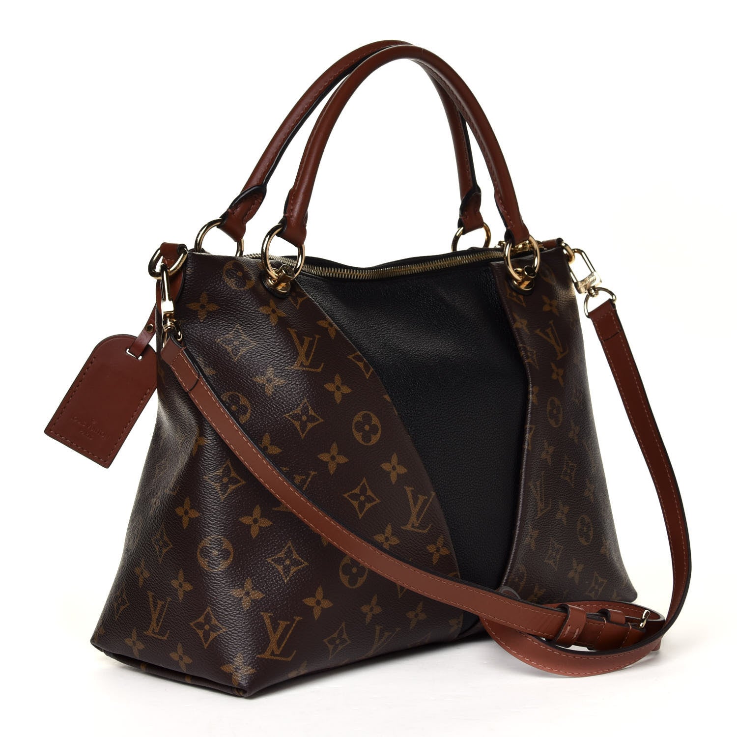 Louis Vuitton Monogram V Tote MM Black 2 of 4