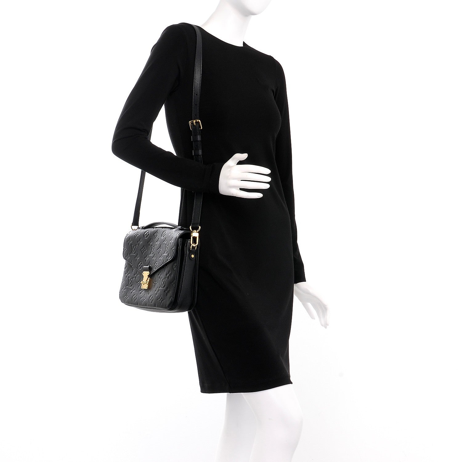 Louis Vuitton Empreinte Pochette Metis Black 2 of 8