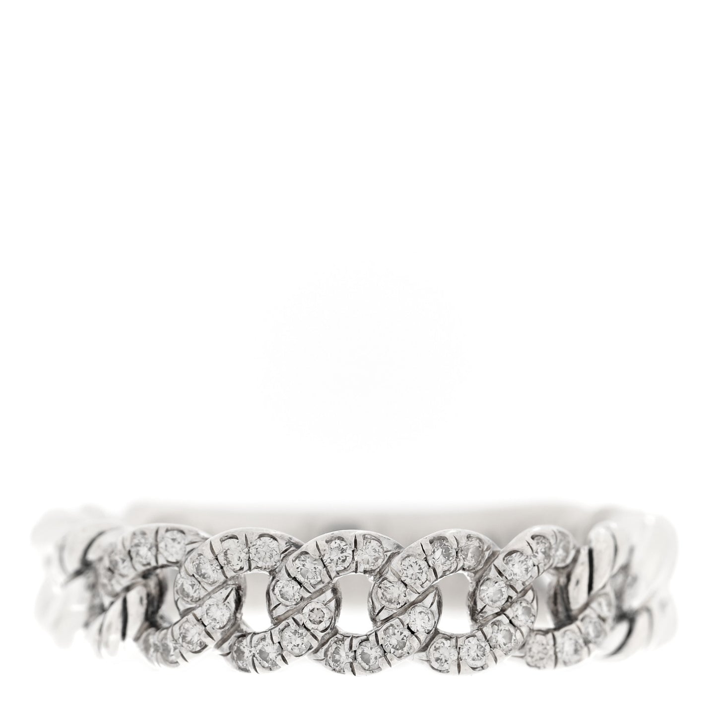 Sterling Silver Narrow Belmont Curb Link Ring 56 7.5