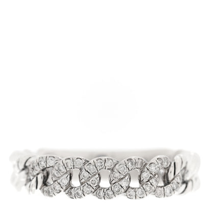David Yurman Sterling Silver Narrow Belmont Curb Link Ring 56 7.5 1 of 4