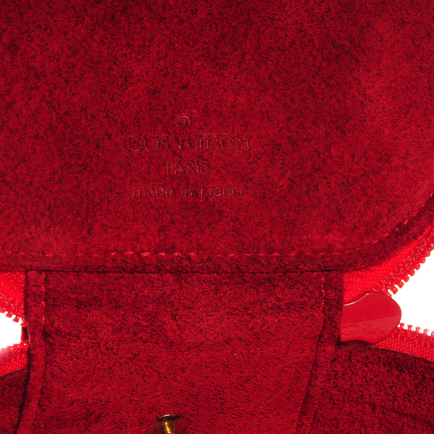 Epi Ecrin Bijoux 12cm Jewelry Box Case Rouge
