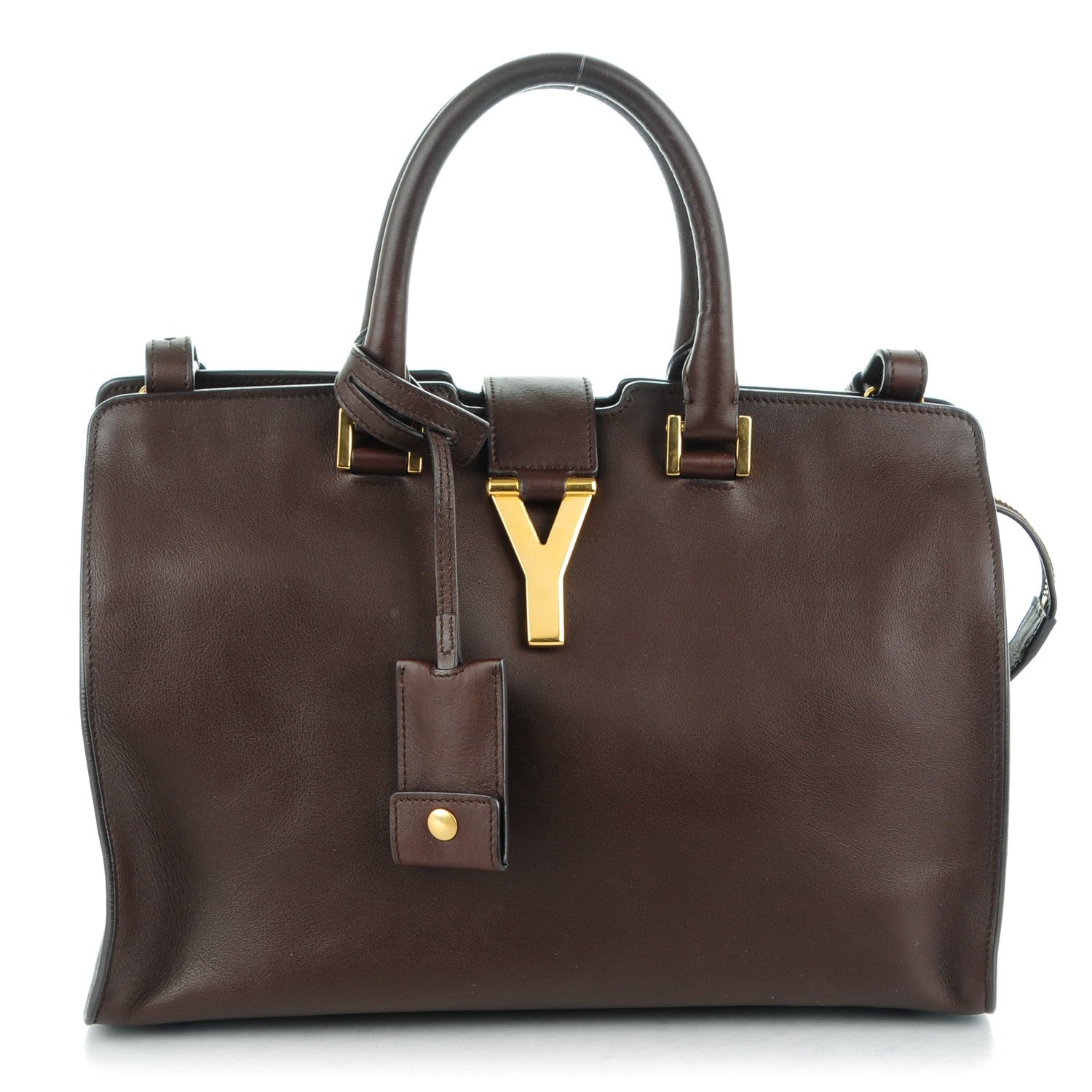 Saint Laurent Calfskin Small Classic Y Cabas Brown 1 of 7