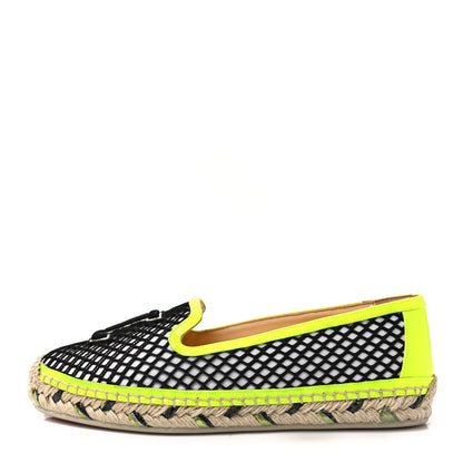 Christian Louboutin Neo Resille Ivy Espapop Flat Espadrilles 37 White Black 1 of 8