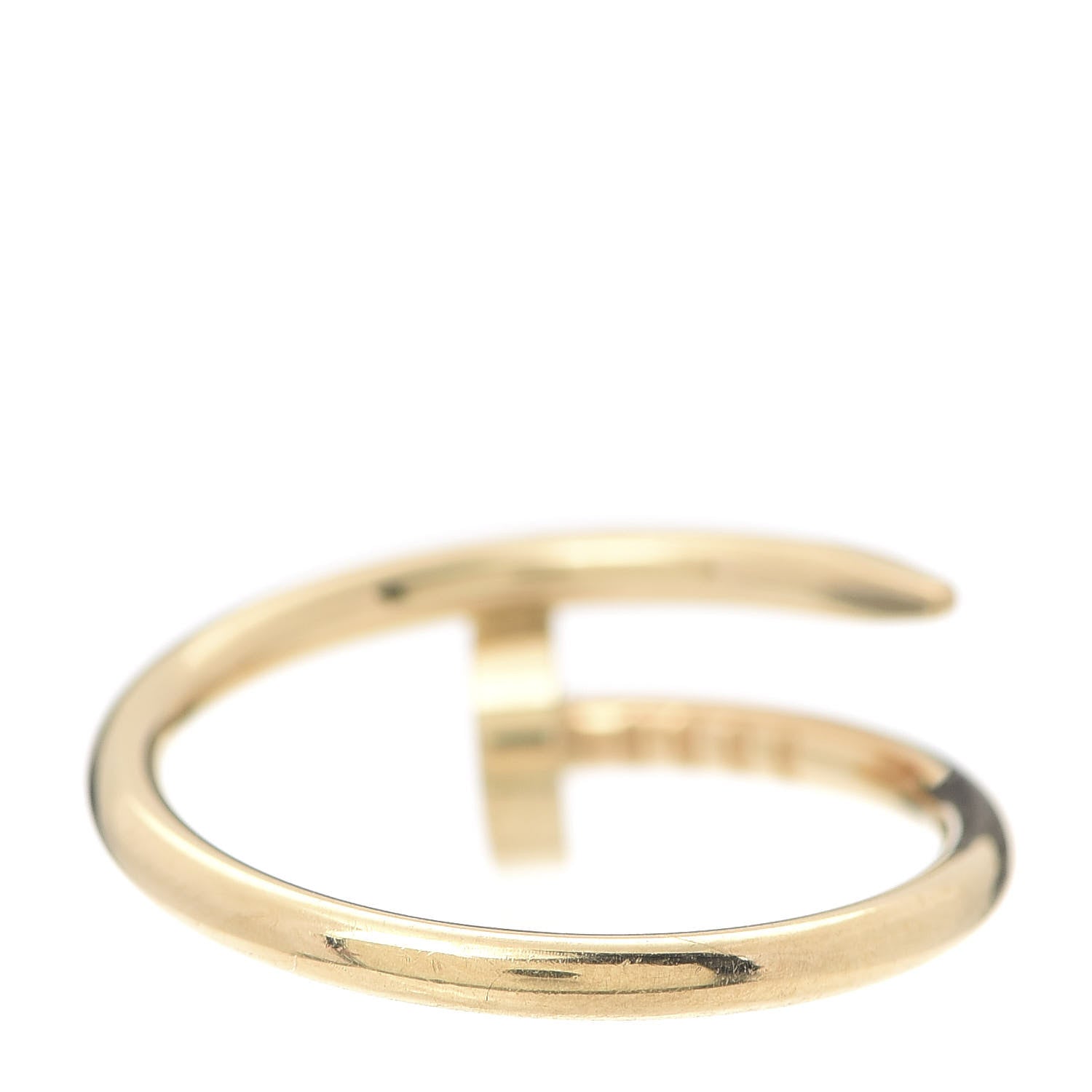 Cartier 18K Yellow Gold Small Juste Un Clou Ring 49 4.75 3 of 5