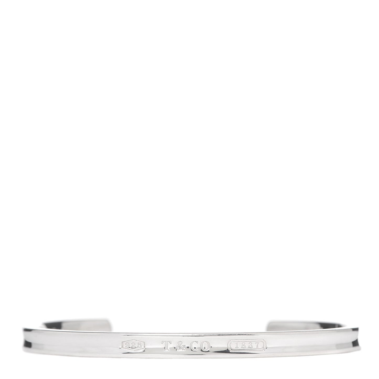 Sterling Silver Narrow 1837 Cuff Bracelet