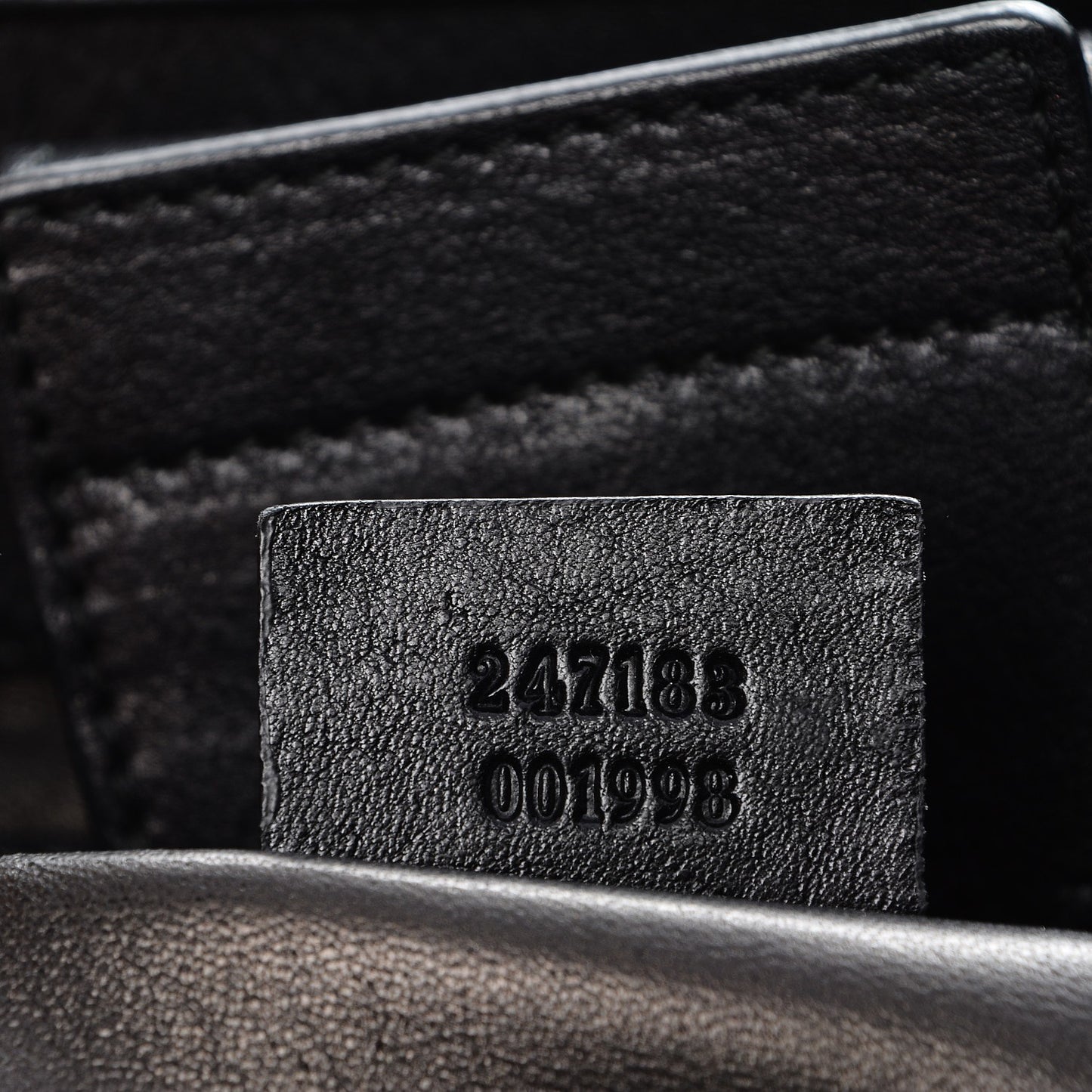 Python Medium GG Running Tote Black