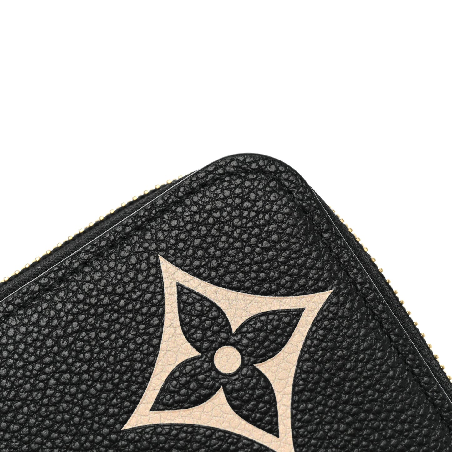 Empreinte Monogram Giant Zippy Wallet Black Beige