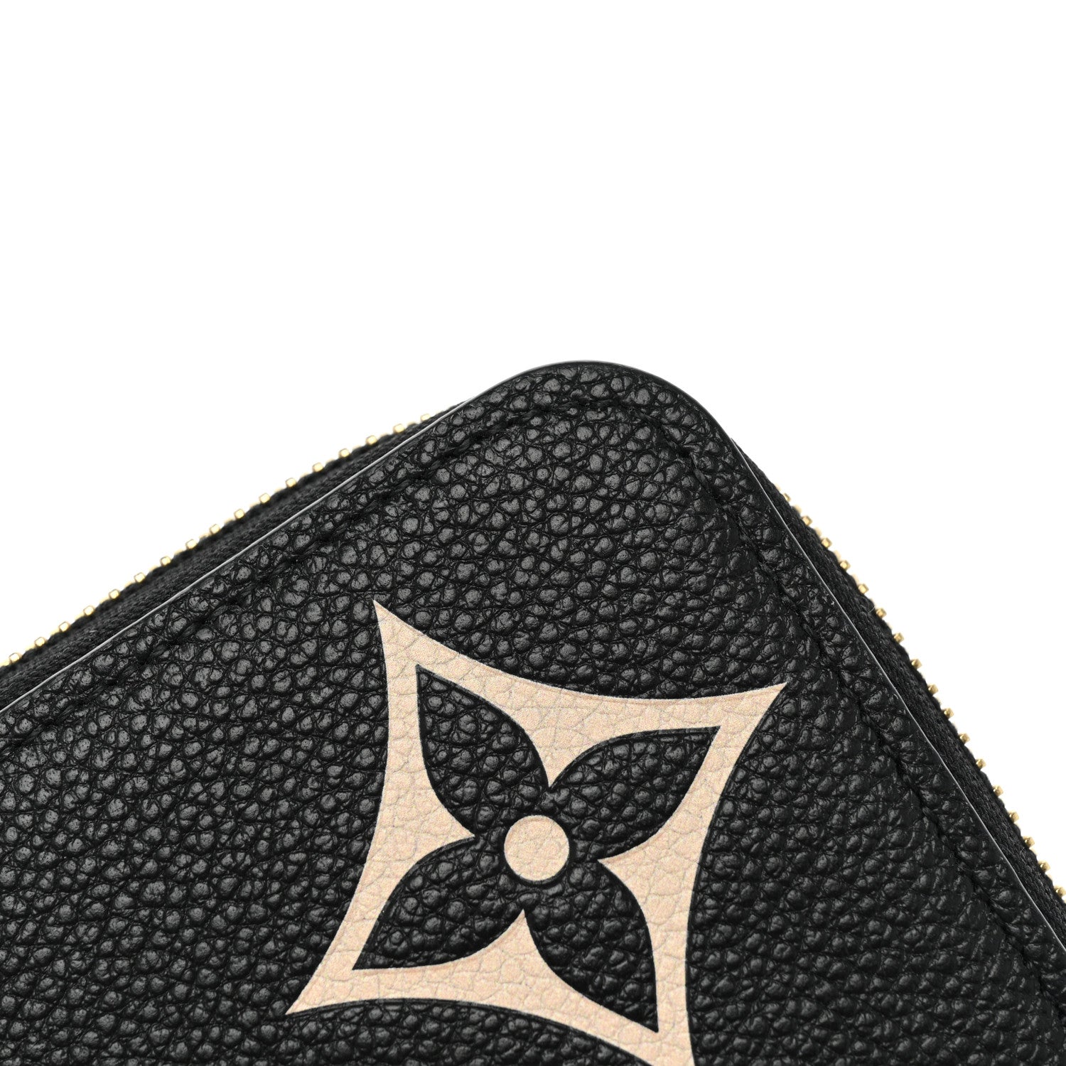 Louis Vuitton Empreinte Monogram Giant Zippy Wallet Black Beige 12 of 14