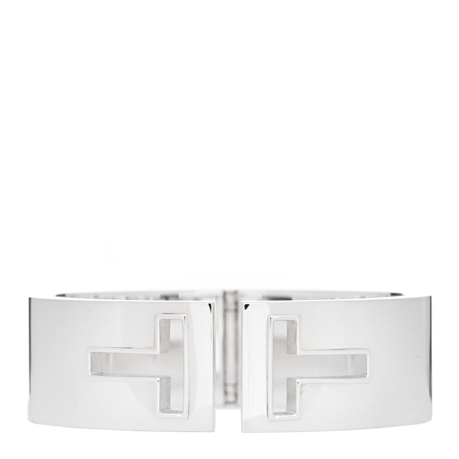 Tiffany Sterling Silver T Cutout Cuff Bracelet 1 of 4